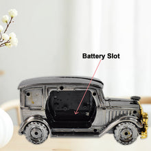 Car Model Clocks, Pen Holder Function ABS Material Alarm Clock for Office Desk for Bedroom