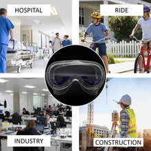 Safety Goggles, Technic Safety Goggles Protection for Classroom Home & Workplace Prevent The Impact of Dust Droplets Gas Protection Glass