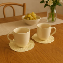 Silicone Leaf Design Coaster Set (2 Pc)
