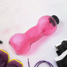Unbreakable Plastic dumbbell Shape Water Bottle (550 ml / 1 Pc)