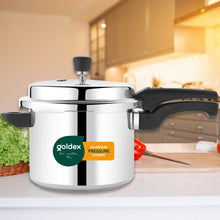 Aluminium Classic Goldex Pressure Cookers With Outer Lid (5 Litres / 5-Year warranty, ISI Number :- 2347, BIS Number :- CM/L -7600164310