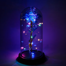 LED-Powered Eternal Rose in plastic Dome (1 Pc / Battery not Included)