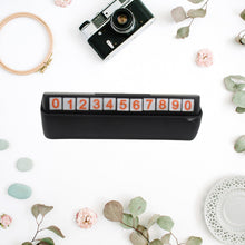 Temporary Car Parking Mobile Number Display with Magnetic Numbers Stickers (1Pc)