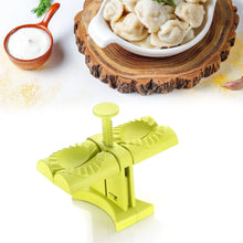 Double-Head Dumpling Maker Mold – Press Two Dumplings at Once (Brown Box)