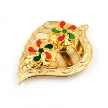 Leaf Shape Special Puja Thali (1 Pc / Mix Design)