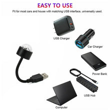 USB Star Projector & Disco Ball Light for Car & Bedroom Decor