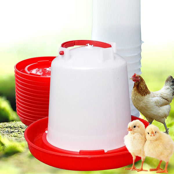 Automatic Chicken Drinker Chicken Feeder with Humanized Handle