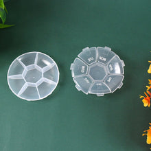 7-Sided Portable Pill Box Medicine Planner Small case