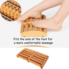 Wooden Foot Massager Roller Reflexology Foot Massager for Increase Blood Circulation and Plantar Fasciitis Relieve Pain