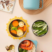 Vacuum Food Flask, Insulation Large Capacity Double Layer Structure Non Slip Labor Saving and Safe Stainless Steel Inner Tank Lunch Box/ Noodle Bowl for Camping Picnic for School Office Outdoor (1 Pc)