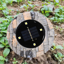 Disk Lights Slate – Heavy Duty Outdoor Solar Pathway Lights – 4 LED (2 Pc)