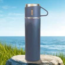 Stainless Steel Double Wall Insulated Flask Bottle With Cup (500ml Approx)