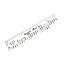 Romans Road Scripture Printed Plastic Ruler 6 Inch