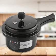 Aluminium Rays Black Beauty Pressure Cookers With Outer Lid (2.5 Litres / 1-Year warranty, ISI Number :- 2347, BIS Number :- CM/L -7600164310