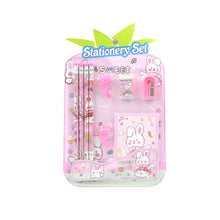 Kids' Stationery Kit: Wooden Pencils, Sharpener, Eraser, Diary (9 Pc Set)