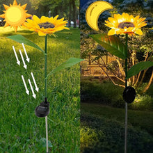 Sunflower Solar LED Lights, Warm White Garden Light (1 Pc)