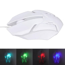 USB Wired Mouse, Gaming Mouse Colorful / Lighting Luminous (1 Pc / Wihte)