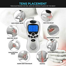 Multifunctional Massager, Health Care Digital Chinese Meridian Tens Therapy Massager Relax Body Muscle Acupuncture Machine 4 Electrode Pads & Charger Adapter and Cable, Physiotherapy, Electric Digital Therapy neck back Mane Massage