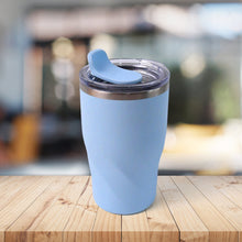 Stainless Steel Insulated Coffee Mug With Wooden Straw (350ml Approx)