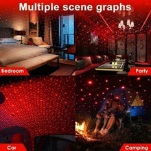 USB Star Projector – Adjustable Night Light for Home & Car