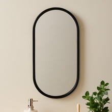 Modern Oval Wall-Mounted Bathroom Mirror (1 Pc)