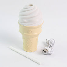 Ice Cream Cone Shape Air Freshener Humidifier (1Pc / Cream Color)