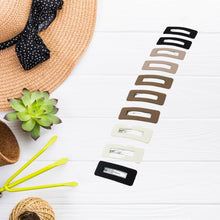 Miss Beauty 10pcs Cute Matte Multicolour & Design Hair Clip Set, Hair accessories