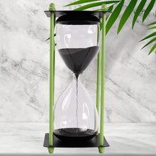 Glass & Stainless Steel Decorative Sand Timer 19 cm (1 Pc) (2 Minute Approx)