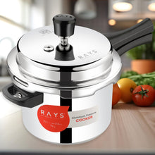 Aluminium Rays Aura Pressure Cookers With Outer Lid (5.5 Litres / 5-Year warranty, ISI Number :- 2347, BIS Number :- CM/L -7600164310