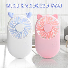 Handheld Mini Fan - USB Personal Fan with Bracket, Pocket-Sized Desktop Fan (Battery Not Included)