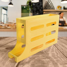 3-Layer Rolling Egg Storage Rack Dispenser (1 Pc)