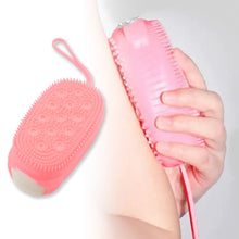 Super Soft Silicone Bath Brush – Double-Sided Body Scrubber for Deep Cleansing & Exfoliation (1 Pc)