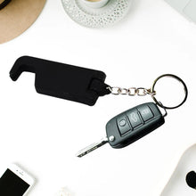 2 in 1 Plastic Keychain with Mobile Stand / Phone Holder (5 Pcs Set / Multicolor)