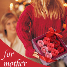 9 Pc Rose Flower Bath Soap (9 Pcs Set)