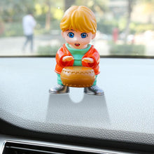 Creative Solar Drummer Car Aromatherapy, Solar Powered Car Air Freshener (1 Pc)