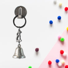 Metal Small Temple Bell Keychain, Motorcycle Bell Keychain (1 Pc / Mix Color)
