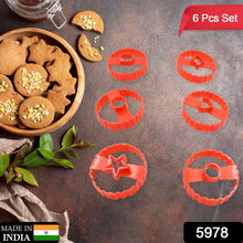 Easter Cookie Cutter Set - Plastic Biscuit Cutting Tools for DIY Baking & Cake Decoration (6-Piece)