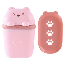 Cute Bear Shaped Soap Case ,Sabudani (1 Pc)