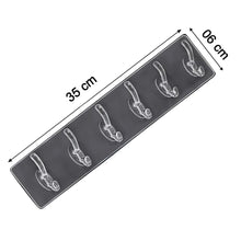 Adhesive Golden & Transparent Heavy Duty Wall Hook