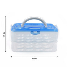 Double Layer Premium 48 Grid Egg Storage Box for Egg Storage Container