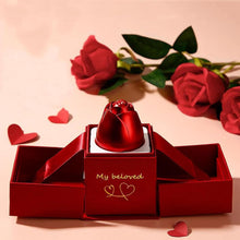 Christmas Gifts for Women Rose Ring Box Jewellery Box Eternal Rose Necklaces Box Wedding Valentine's Day