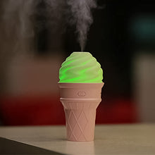 Ice Cream Cone Shape Air Freshener Humidifier (1Pc / Cream Color)
