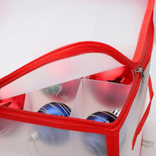 Storage Box Transparent PVC Zipper Sealed Lasting Sock Organizer with Compartment (30×30 CM / Inside Cardboard sheet)