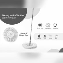 Mop with Bucket For Floor Cleaning With Steel Spin / Mop for Floor Cleaning / Floor Cleaner Mop / Spin Mop / Magic Mop / Mop Stick / Spin Mop Set with Bucket