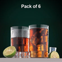 Round Plastic Water Glass Juice Beer Wine Plastic Unbreakable Transparent Glass Set ( 300ml 6pc ) (brown Box)