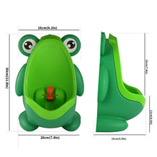 Cute Frog Standing Potty Training Urinal for Boys - Toilet with Funny Aiming Target