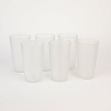 Matt Finish Glass Tumbler Set (approx 300ML & 6 Pc)