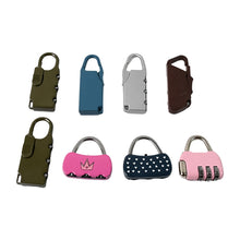 3 Digit Metal Combination Number Lock (1 Pc / Mix Design & Color)