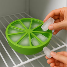 Lemon Shape Flexible Silicone Ice Cube Tray – 8-Slot Round Ice Mold (1 Pc)