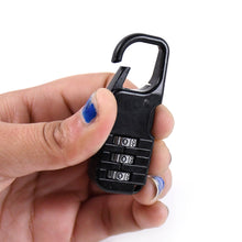 Suitcase Locks, Travel Luggage Locks, 3 Digit Combinations Padlock Mini Zinc Alloy Resettable Code Lock